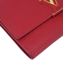 Load image into Gallery viewer, LOUIS VUITTON Capucines Taurillon Leather Compact Wallet Red
