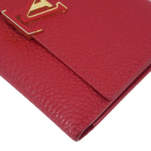 Load image into Gallery viewer, LOUIS VUITTON Capucines Taurillon Leather Compact Wallet Red
