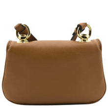 Load image into Gallery viewer, GUCCI Mini Blondie Leather Crossbody Bag Camel 698643
