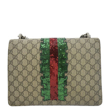 Load image into Gallery viewer, GUCCI Dionysus Medium GG Supreme Embroidered Sequin Shoulder Bag Beige 400235
