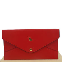 Load image into Gallery viewer, LOUIS VUITTON Chinese New Year Dog Envelope Leather Pouch Red
