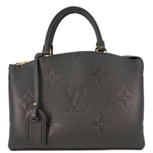 Load image into Gallery viewer, LOUIS VUITTON Petit Palais Monogram Empreinte Leather Shoulder Bag Black
