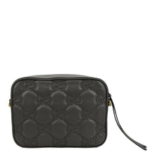 Load image into Gallery viewer, GUCCI GG Matelasse Small Leather Crossbody Bag Dusty Grey 702234
