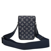 Load image into Gallery viewer, LOUIS VUITTON Monogram Savanna Elephant Chapman Brothers Canvas Shoulder Bag Blue
