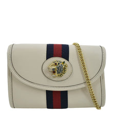 Load image into Gallery viewer, Gucci Rajah Mini Leather Shoulder Bag In White
