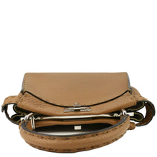 Load image into Gallery viewer, FENDI Selleria Peekaboo Leather Crossbody Bag Brown
