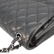 Load image into Gallery viewer, CHANEL Classic Double Flap Leather Shoulder Bag Black
