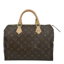 Load image into Gallery viewer, LOUIS VUITTON Speedy 30 Monogram Canvas Satchel Bag Brown
