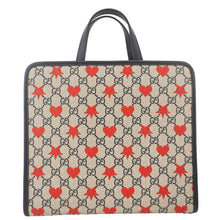 Load image into Gallery viewer, GUCCI Children&#39;s Peter Rabbit GG Supreme Canvas Tote Bag Beige 605614
