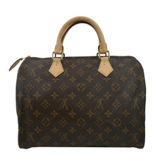 Load image into Gallery viewer, LOUIS VUITTON Speedy 30 Monogram Canvas Satchel Bag Brown
