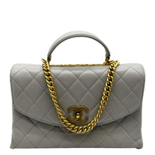 Load image into Gallery viewer, CHANEL Trendy Spirit Quilted Leather Shoulder Bag Grey
