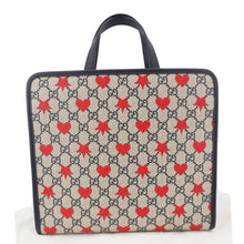 Load image into Gallery viewer, GUCCI Children&#39;s Peter Rabbit GG Supreme Canvas Tote Bag Beige 605614

