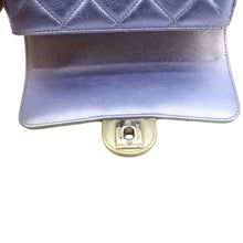 Load image into Gallery viewer, CHANEL Gradient Metallic Quilted Calfskin Leather Clutch Bag Silver
