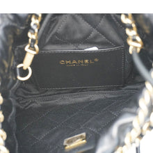 Load image into Gallery viewer, CHANEL Pearl 22 Shiny Crumpled Leather Crossbody Bag Black
