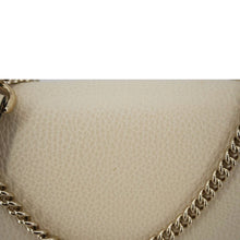 Load image into Gallery viewer, GUCCI Interlocking GG Medium Calfskin Leather Shoulder Bag Off White 510303
