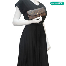 Load image into Gallery viewer, LOUIS VUITTON Emilie Monogram Canvas Wallet Rose Ballerine
