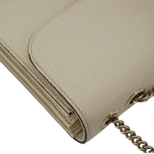 Load image into Gallery viewer, GUCCI Interlocking GG Medium Calfskin Leather Shoulder Bag Off White 510303

