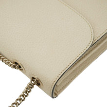 Load image into Gallery viewer, GUCCI Interlocking GG Medium Calfskin Leather Shoulder Bag Off White 510303
