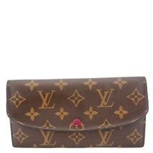 Load image into Gallery viewer, LOUIS VUITTON Emilie Monogram Canvas Wallet Fuchsia

