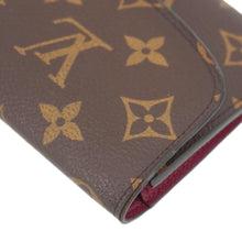 Load image into Gallery viewer, LOUIS VUITTON Emilie Monogram Canvas Wallet Fuchsia
