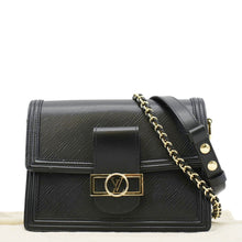 Load image into Gallery viewer, LOUIS VUITTON Dauphine MM Epi Leather Shoulder Bag Black
