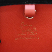 Load image into Gallery viewer, CHRISTIAN LOUBOUTIN Cabata Eyelet Velour Suede Tote Shoulder Bag Black
