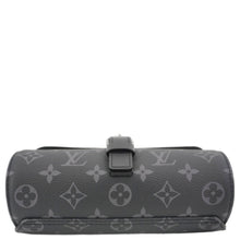 Load image into Gallery viewer, LOUIS VUITTON 3 Watch Case Monogram Eclipse Pouch Black
