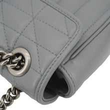 Load image into Gallery viewer, GUCCI GG Marmont Mini Matelasse Chevron Leather Shoulder Bag Gray 446744
