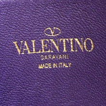 Load image into Gallery viewer, VALENTINO Stud Sign VLOGO Leather Shoulder Bag Wisteria
