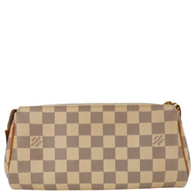 Load image into Gallery viewer, LOUIS VUITTON Pochette Eva Damier Azur Crossbody Clutch Bag White
