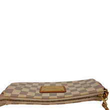 Load image into Gallery viewer, LOUIS VUITTON Pochette Eva Damier Azur Crossbody Clutch Bag White
