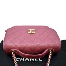 Load image into Gallery viewer, CHANEL Business Affinity Medium Flap Quilted Caviar Shoulder Bag Pink
