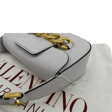 Load image into Gallery viewer, Valentino V Logo Chain Leather Shoulder Crossbody Bag - Top Left
