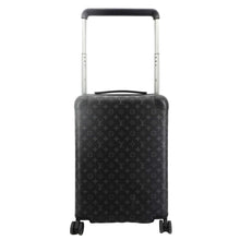 Load image into Gallery viewer, LOUIS VUITTON Horizon 55 Monogram Eclipse Canvas Rolling Suitcase Black
