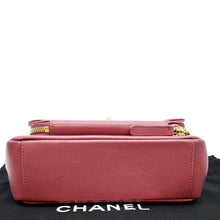 Load image into Gallery viewer, CHANEL Business Affinity Medium Flap Quilted Caviar Shoulder Bag Pink
