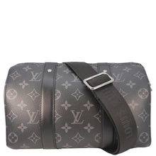 Load image into Gallery viewer, LOUIS VUITTON City Keepall Monogram Eclipse Travel Bag Black
