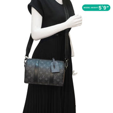 Load image into Gallery viewer, LOUIS VUITTON City Keepall Monogram Eclipse Travel Bag Black
