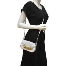 Load image into Gallery viewer, Valentino V Logo Chain Leather Shoulder Crossbody Bag - Full View
