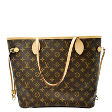 Load image into Gallery viewer, LOUIS VUITTON Neverfull MM Monogram Canvas Tote Bag Brown
