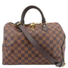 Load image into Gallery viewer, LOUIS VUITTON Speedy 30 Damier Ebene Bag – Front View
