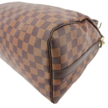 Load image into Gallery viewer, LOUIS VUITTON Speedy 30 Damier Ebene Bag – Bottom Side View
