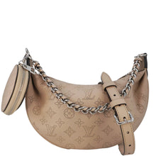 Load image into Gallery viewer, LOUIS VUITTON Baia PM Perforated Mahina Leather Shoulder Bag Galet Gray
