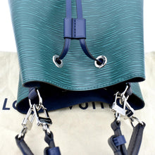 Load image into Gallery viewer, LOUIS VUITTON NeoNoe BB Epi Leather Shoulder Bag Emerald Green Indigo
