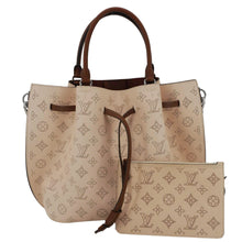 Load image into Gallery viewer, LOUIS VUITTON Girolata Monogram Mahina Leather Shoulder Bag Peach
