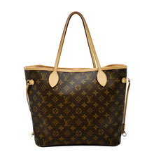 Load image into Gallery viewer, LOUIS VUITTON Neverfull MM Monogram Canvas Tote Bag Brown
