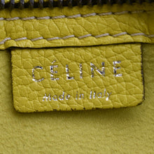 Load image into Gallery viewer, CELINE Nano Luggage Calfskin Leather Shoulder Bag Citron
