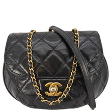 Load image into Gallery viewer, CHANEL Bubble CC Aged Calfskin Small Crossbody Bag Black
