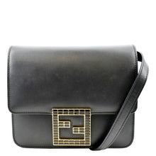 Load image into Gallery viewer, FENDI Fab Leather Crossbody Bag Black
