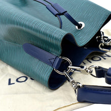 Load image into Gallery viewer, LOUIS VUITTON NeoNoe BB Epi Leather Shoulder Bag Emerald Green Indigo
