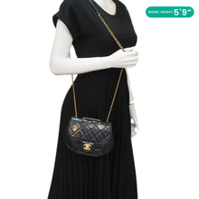 Load image into Gallery viewer, CHANEL Bubble CC Aged Calfskin Small Crossbody Bag Black
